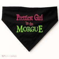 Prettiest Girl In The Morgue USA-Made Doggie Bandana thumb 0
