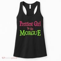 Prettiest Girl In The Morgue Women's Tank Top thumb 0