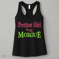 Prettiest Girl In The Morgue Women's Tank Top thumb 3