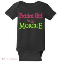 Prettiest Girl In The Morgue Baby Bodysuit thumb 0