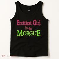 Prettiest Girl In The Morgue Tank Top thumb 2