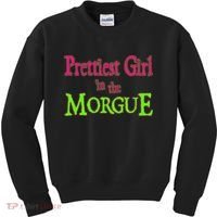 Prettiest Girl In The Morgue Kids Sweatshirt thumb 0