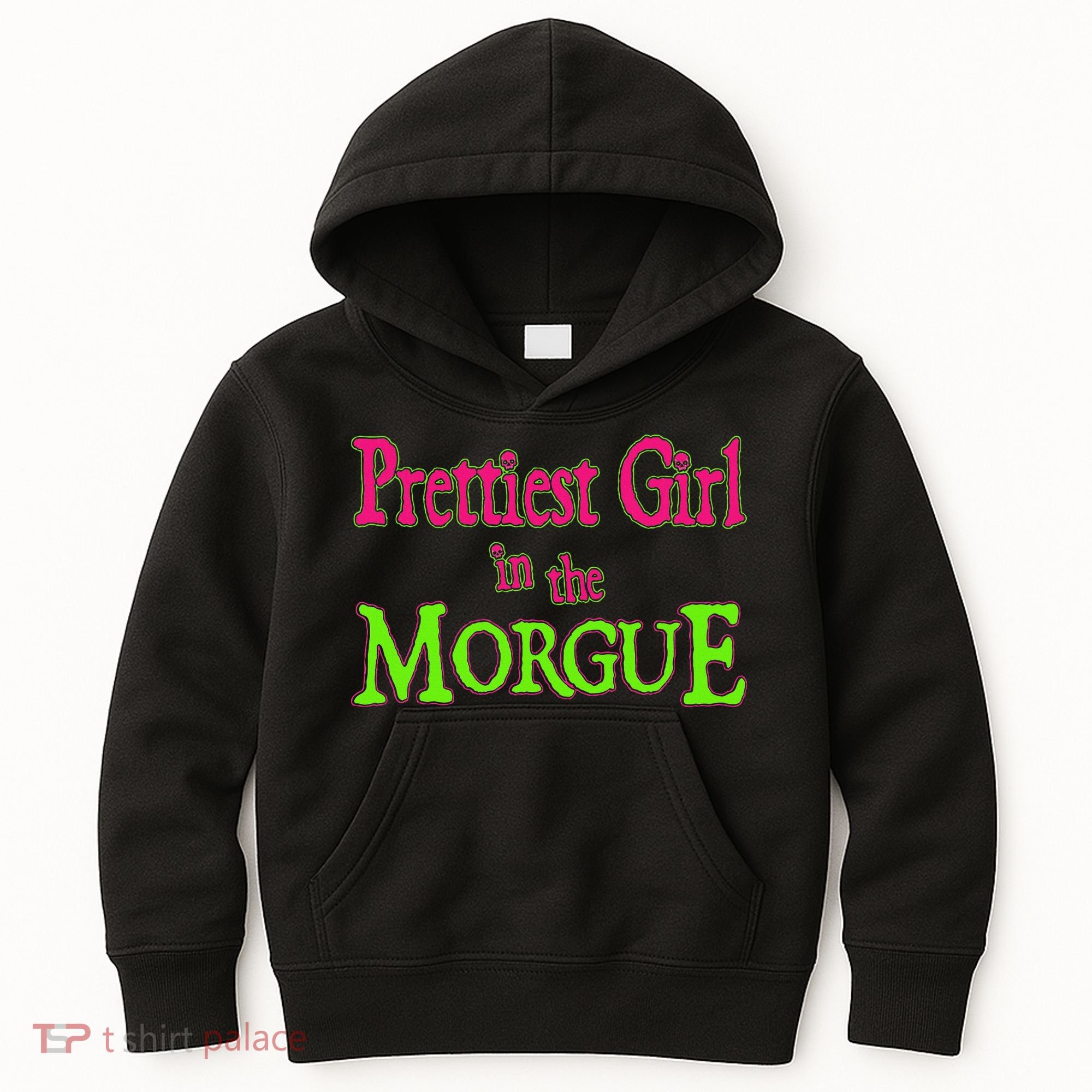 Prettiest Girl In The Morgue Kids Hoodie
