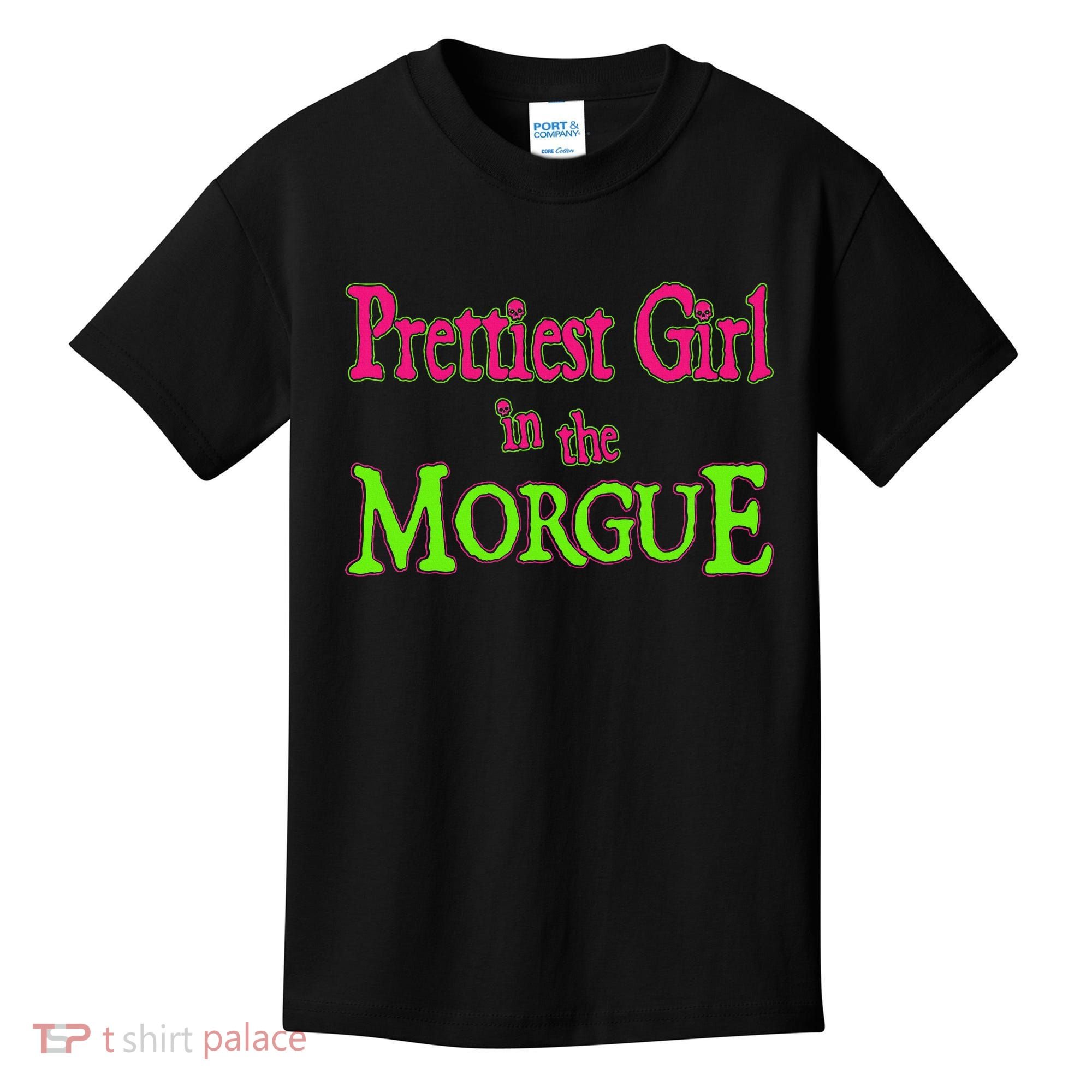 Prettiest Girl In The Morgue Kids T-Shirt