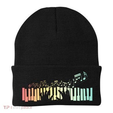 Pianist Gift Idea Keyboards Music Notes Piano Gift Beanie