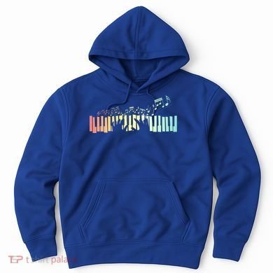 Pianist Gift Idea Keyboards Music Notes Piano Gift Hoodie