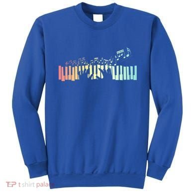 Pianist Gift Idea Keyboards Music Notes Piano Gift Sweatshirt