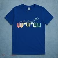 Pianist Gift Idea Keyboards Music Notes Piano Gift T-Shirt thumb 5