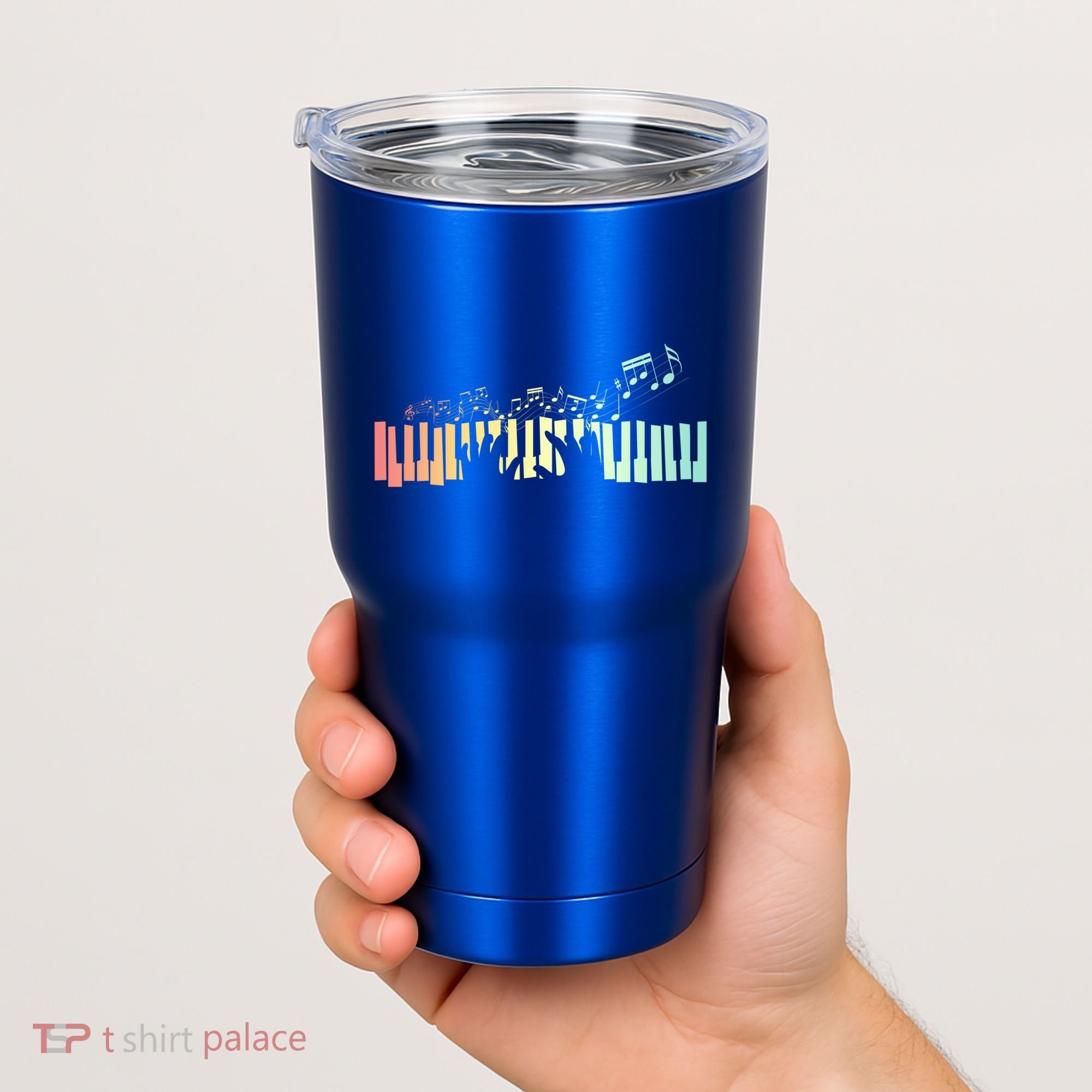 Pianist Gift Idea Keyboards Music Notes Piano Gift Tumbler
