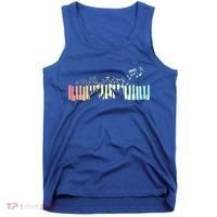 Pianist Gift Idea Keyboards Music Notes Piano Gift Tank Top thumb 0