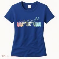 Pianist Gift Idea Keyboards Music Notes Piano Gift Women's T-Shirt thumb 0