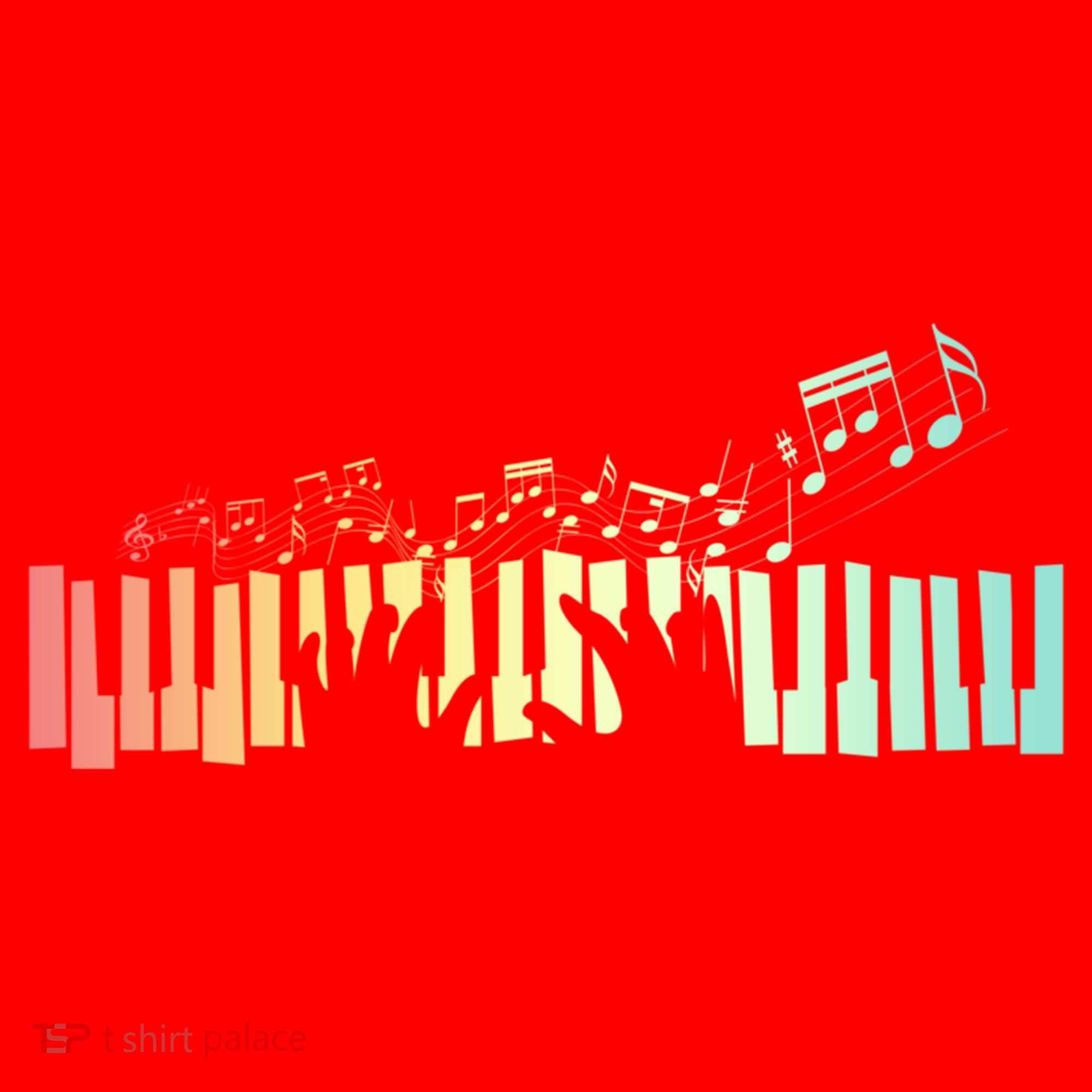 Pianist Gift Idea Keyboards Music Notes Piano Gift Santa Hat