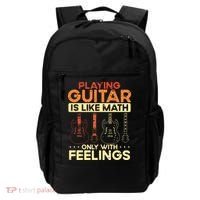 Playing Guitar Is Like Math Only With Feelings Guitar Backpack thumb 0