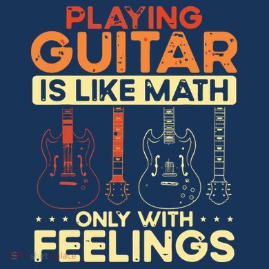 Playing Guitar Is Like Math Only With Feelings Guitar Baby Bodysuit