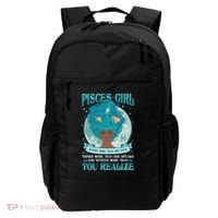 Pisces Girl Knows More Than She Says Backpack thumb 0