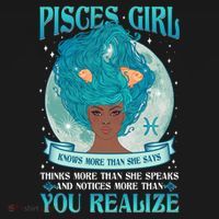 Pisces Girl Knows More Than She Says Backpack thumb 2