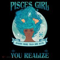 Pisces Girl Knows More Than She Says Coffee Mug thumb 5