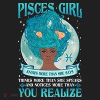 Pisces Girl Knows More Than She Says Tumbler thumb 3