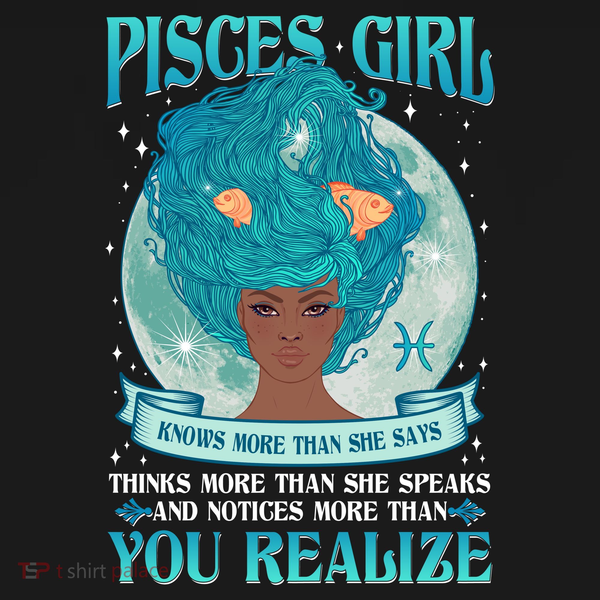 Pisces Girl Knows More Than She Says Ornament