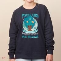 Pisces Girl Knows More Than She Says Women's Sweatshirt thumb 0