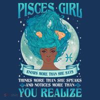 Pisces Girl Knows More Than She Says Women's Hoodie thumb 2