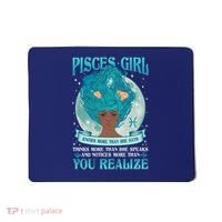 Pisces Girl Knows More Than She Says Mousepad thumb 0