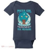 Pisces Girl Knows More Than She Says Baby Bodysuit thumb 0