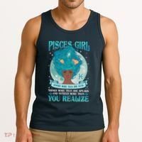 Pisces Girl Knows More Than She Says Tank Top thumb 3