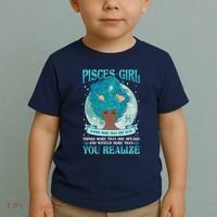 Pisces Girl Knows More Than She Says Toddler T-Shirt thumb 2