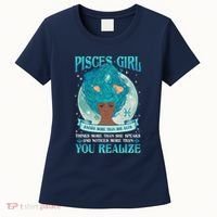 Pisces Girl Knows More Than She Says Women's T-Shirt thumb 0