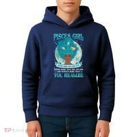 Pisces Girl Knows More Than She Says Kids Hoodie thumb 4