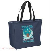 Pisces Girl Knows More Than She Says Tote Bag thumb 2