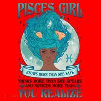 Pisces Girl Knows More Than She Says Santa Hat thumb 1