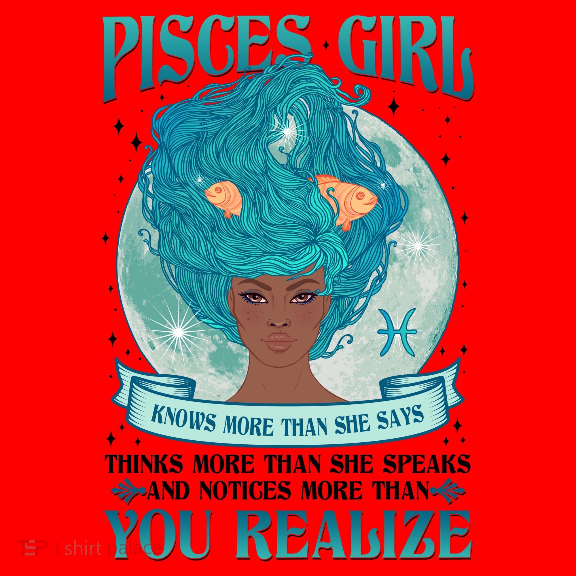 Pisces Girl Knows More Than She Says Santa Hat