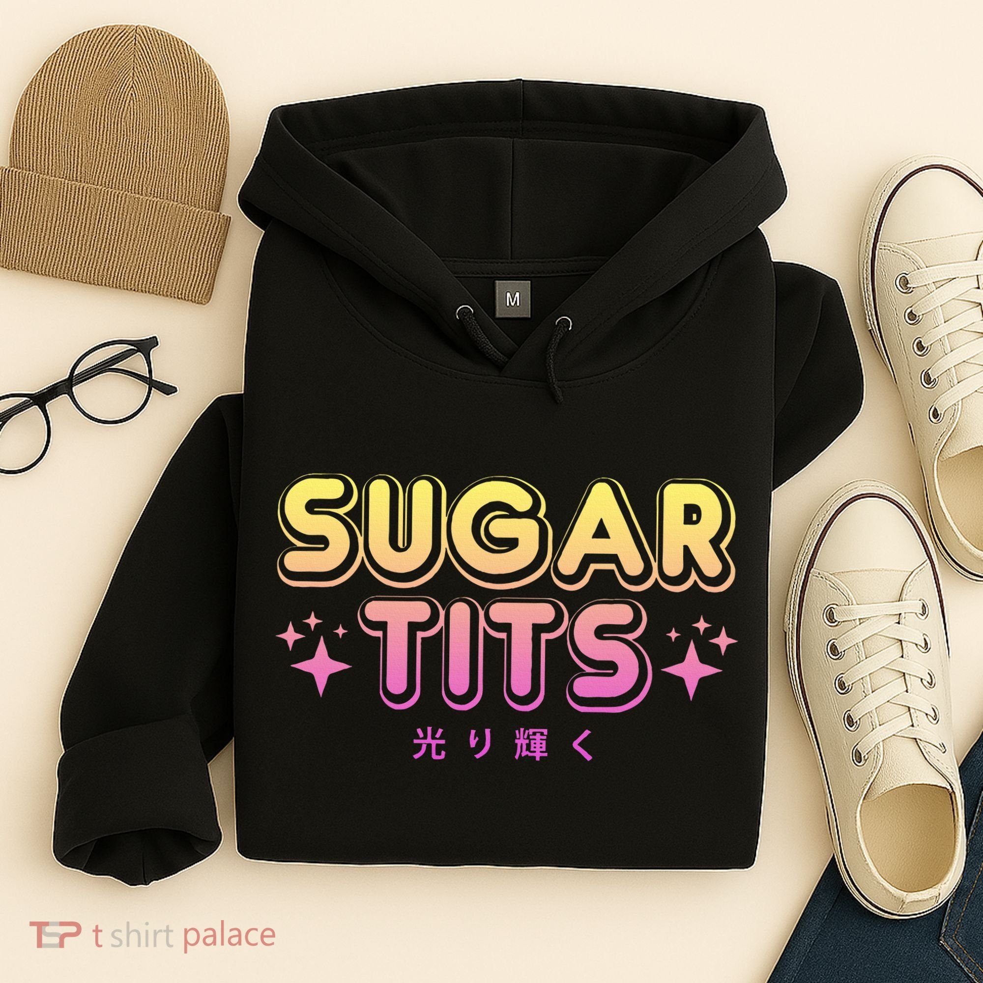Pastel Goth Kawaii T Sugar Tits Sarcastic Gift Hoodie