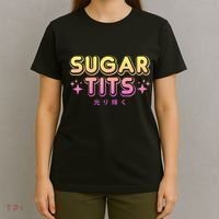Pastel Goth Kawaii T Sugar Tits Sarcastic Gift T-Shirt thumb 4