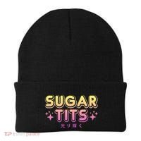 Pastel Goth Kawaii T Sugar Tits Sarcastic Gift Beanie thumb 0