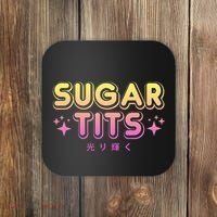 Pastel Goth Kawaii T Sugar Tits Sarcastic Gift Coaster thumb 0