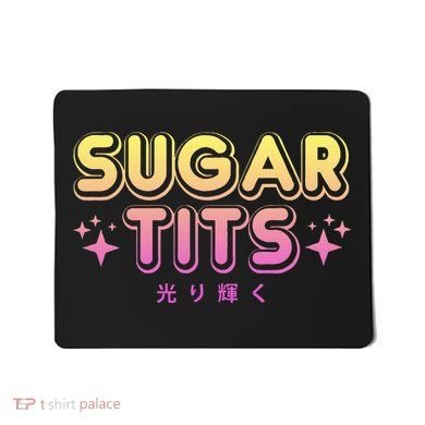 Pastel Goth Kawaii T Sugar Tits Sarcastic Gift Mousepad