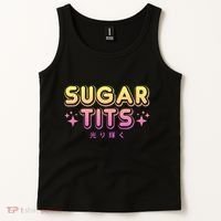 Pastel Goth Kawaii T Sugar Tits Sarcastic Gift Tank Top thumb 2