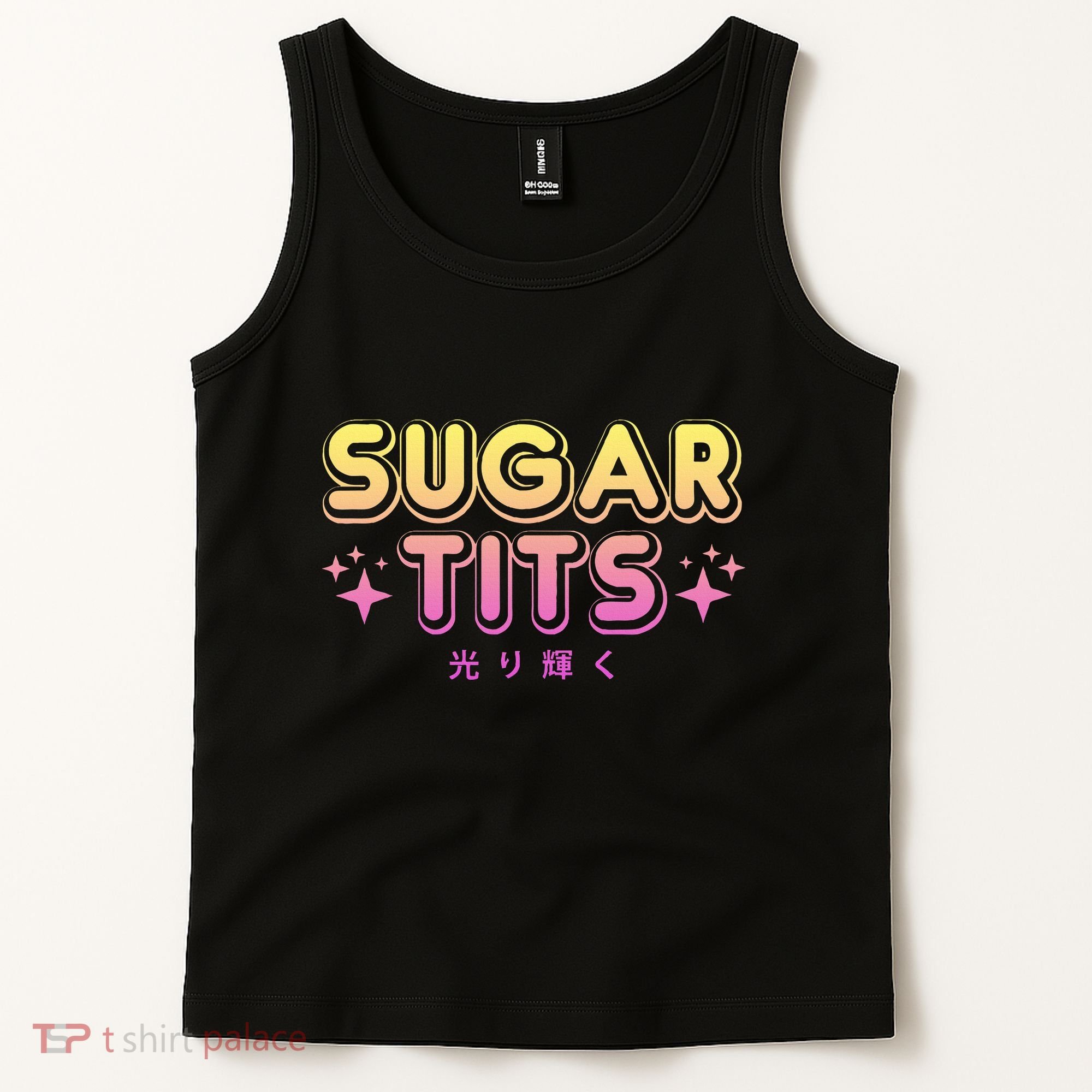 Pastel Goth Kawaii T Sugar Tits Sarcastic Gift Tank Top