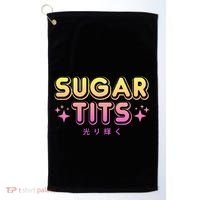 Pastel Goth Kawaii T Sugar Tits Sarcastic Gift Golf Towel thumb 0