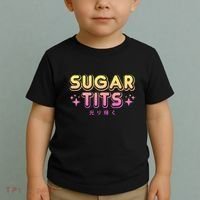 Pastel Goth Kawaii T Sugar Tits Sarcastic Gift Toddler T-Shirt thumb 2