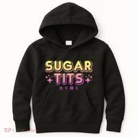 Pastel Goth Kawaii T Sugar Tits Sarcastic Gift Kids Hoodie thumb 0