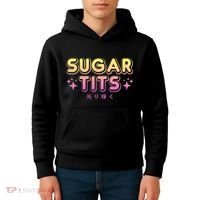 Pastel Goth Kawaii T Sugar Tits Sarcastic Gift Kids Hoodie thumb 4