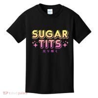 Pastel Goth Kawaii T Sugar Tits Sarcastic Gift Kids T-Shirt thumb 0