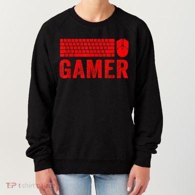 PC Gaming Keyboard Mouse WASD For Computer Gamers Women's Sweatshirt