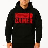 PC Gaming Keyboard Mouse WASD For Computer Gamers Hoodie thumb 2