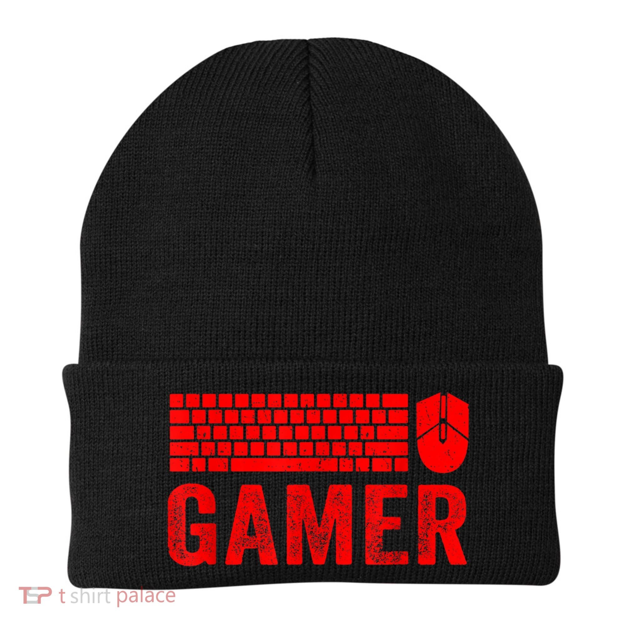PC Gaming Keyboard Mouse WASD For Computer Gamers Beanie