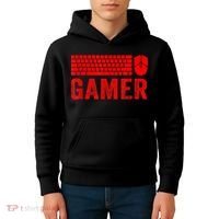 PC Gaming Keyboard Mouse WASD For Computer Gamers Kids Hoodie thumb 4